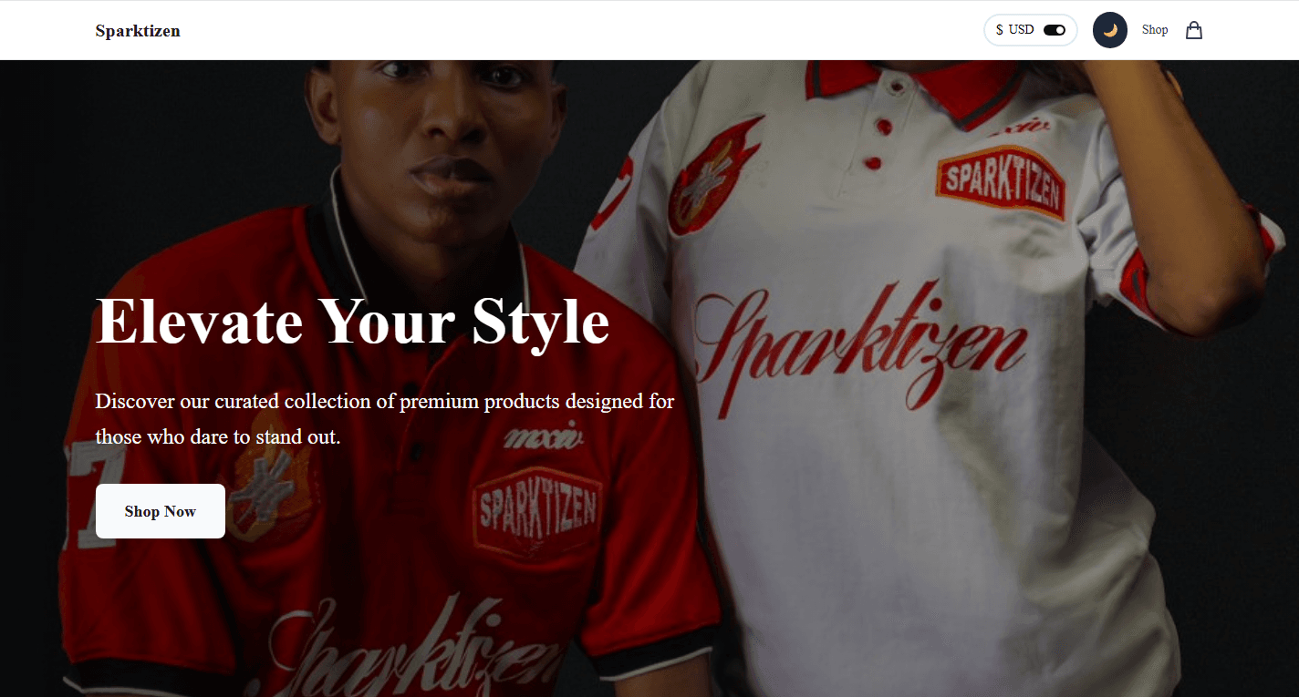 Sparktizen Streetwear Apparel Platform