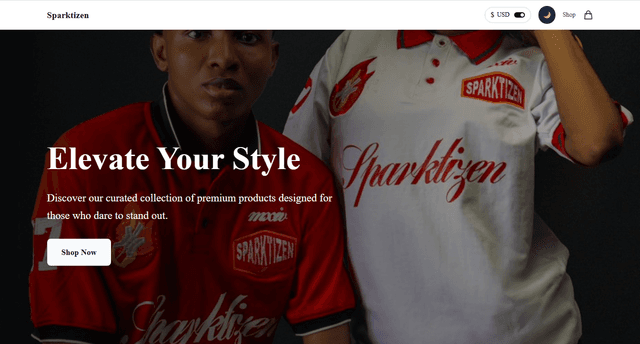 Sparktizen Streetwear Apparel Platform